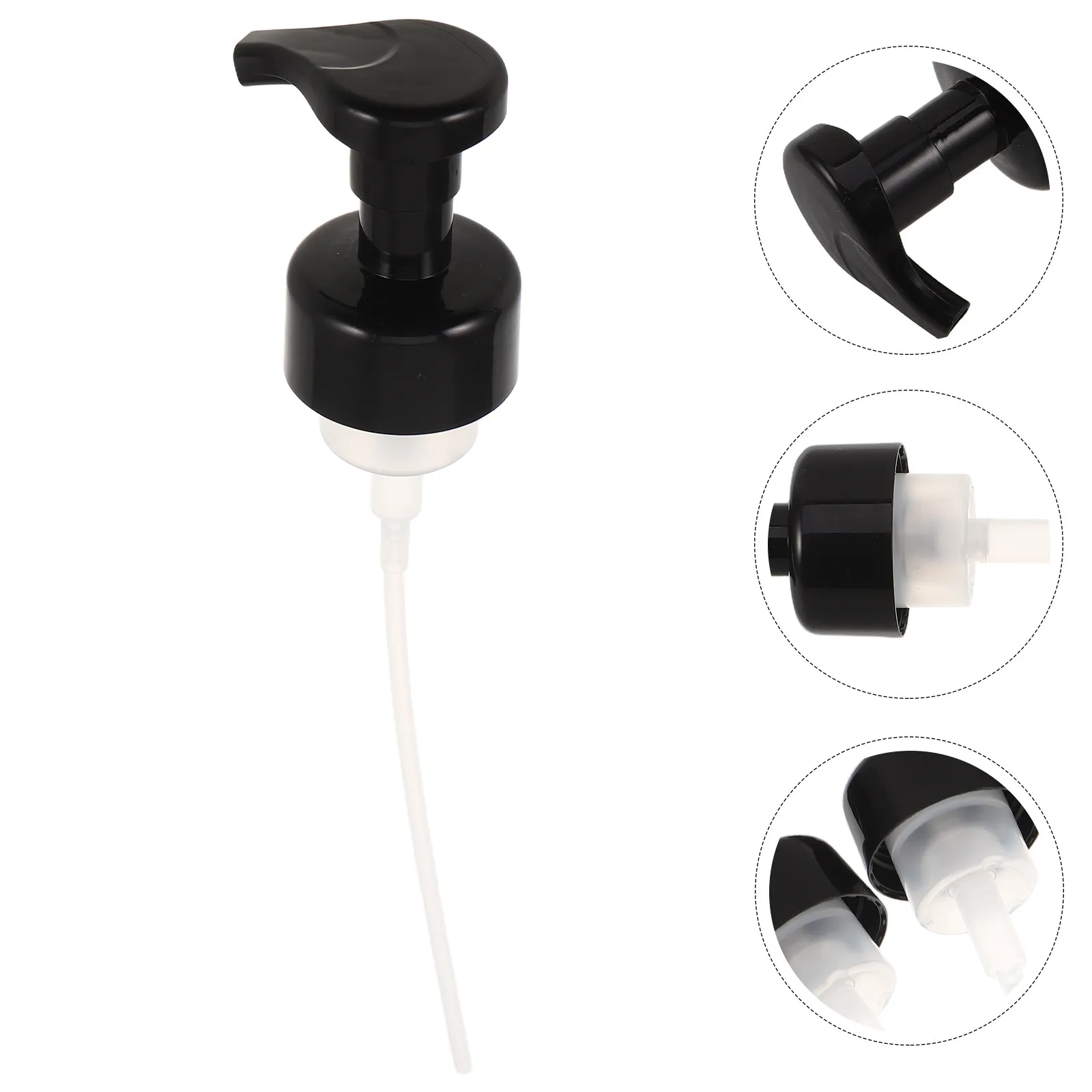 5Pcs Foam Pump Head 42Mm Plastic Pump Dispenser Replacement for Lotion Soap Shampoo Conditioner Body Wash Bottles Home Travel