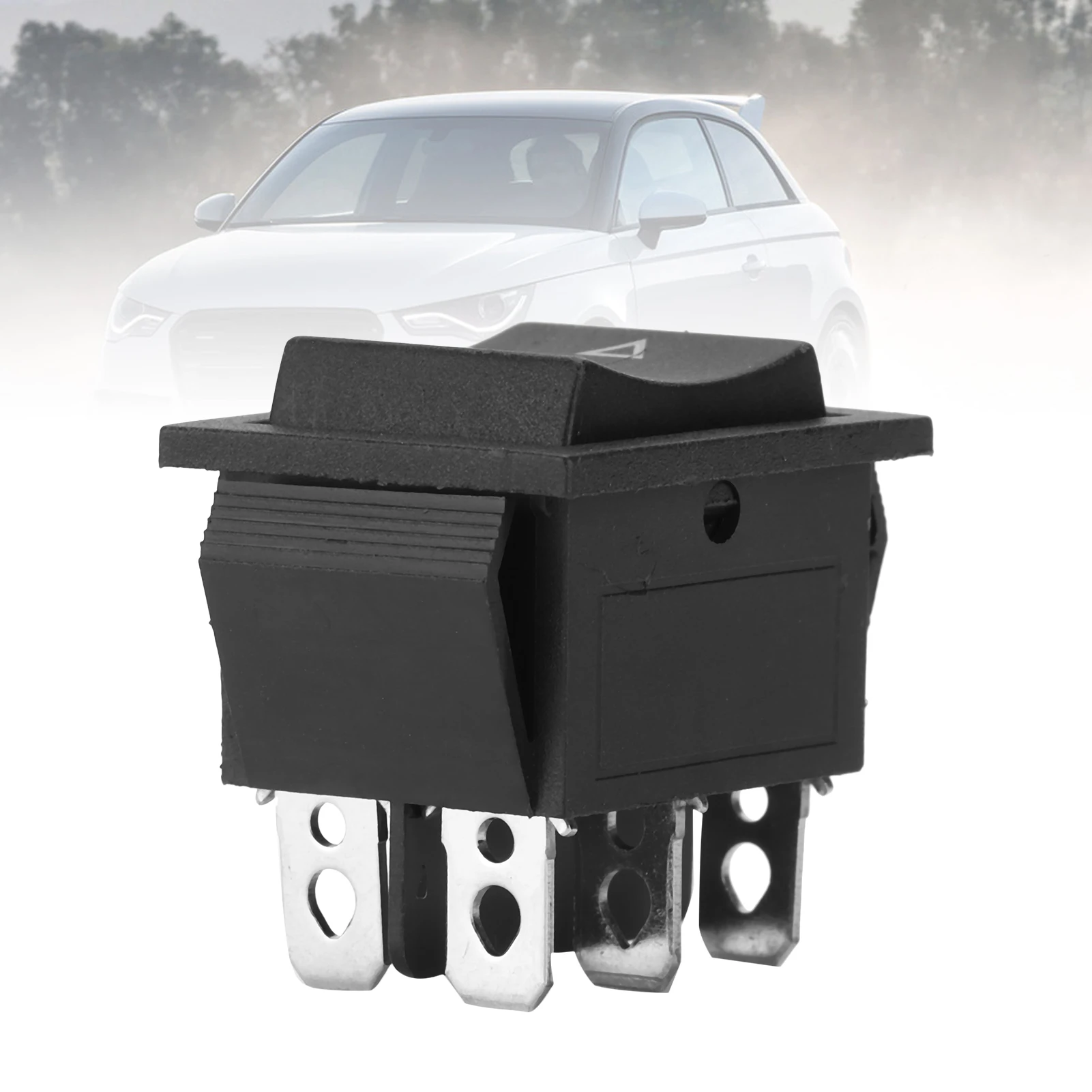 مفتاح هزاز مؤقت 3 أوضاع تشغيل وإيقاف تشغيل 6 دبابيس عالمية للسيارات والدراجات النارية والقوارب #6