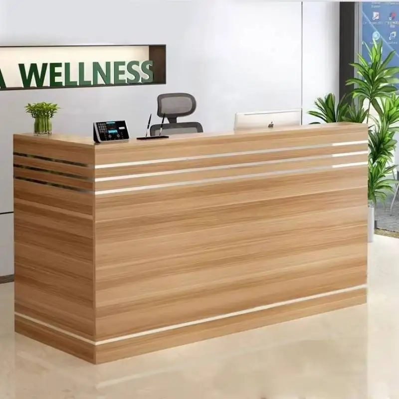 Vintage Storage Reception Desks Black Checkout Classic Drawers Reception Desks Solid Wood Small Mostrador Recepcion Furniture