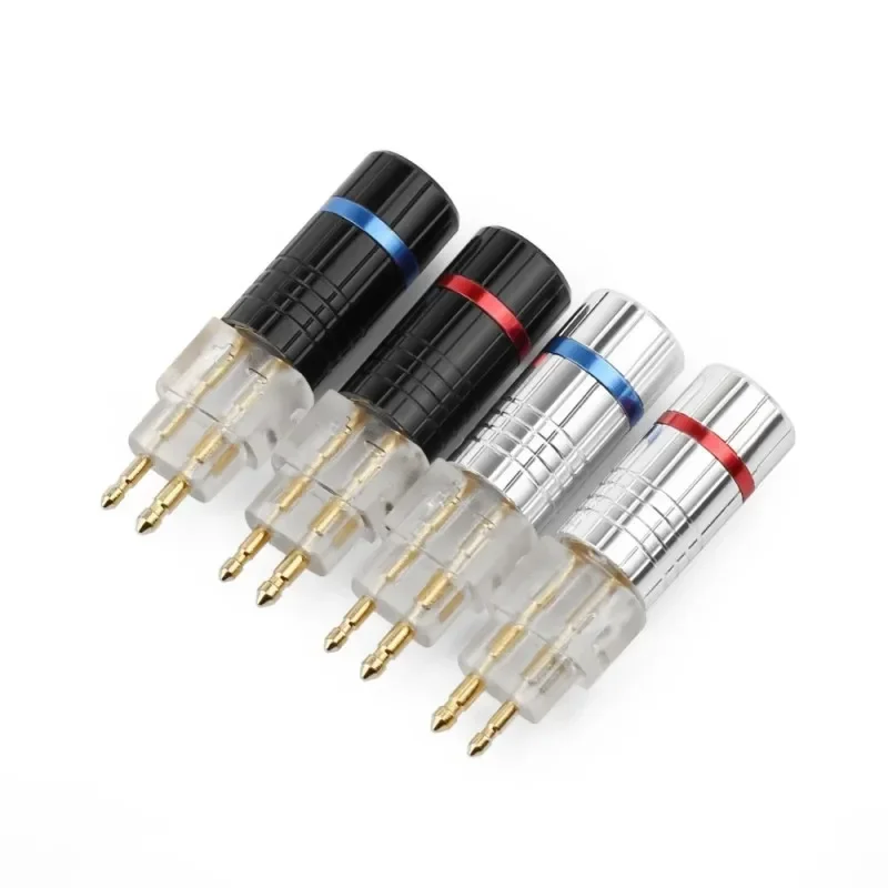 Hifi Earphone Upgrade Plug Connector For Sennheiser 2 Pin HD600 HD650 HD580 HD25 2.5 3.5 4.4mm Headphone Cable DIY Audio Adapter