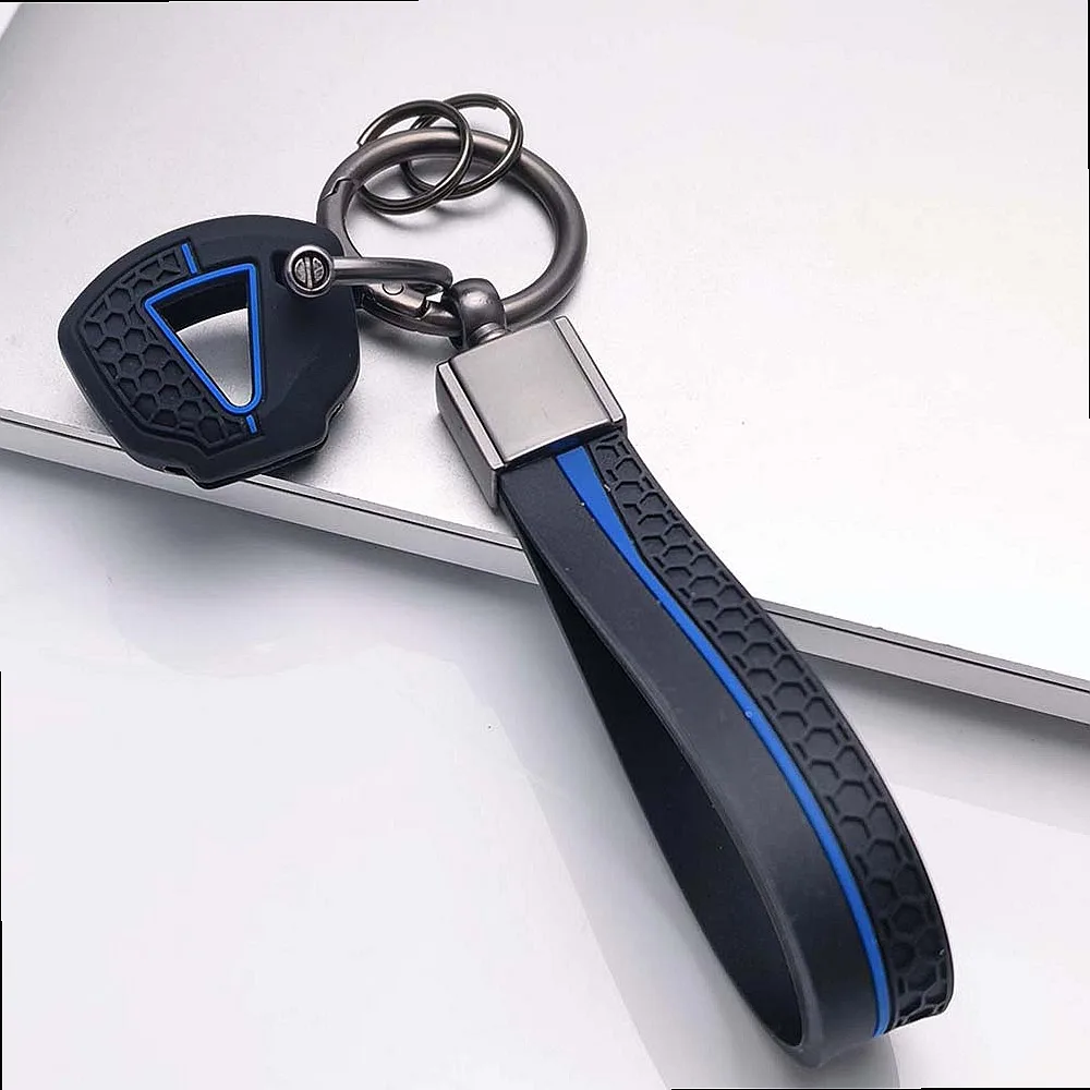 Key Case Cover for Kawasaki motorcycle Ninja Series Z Series Adventure with Keychain Anti-Scratch Shockproof Soft Grip New