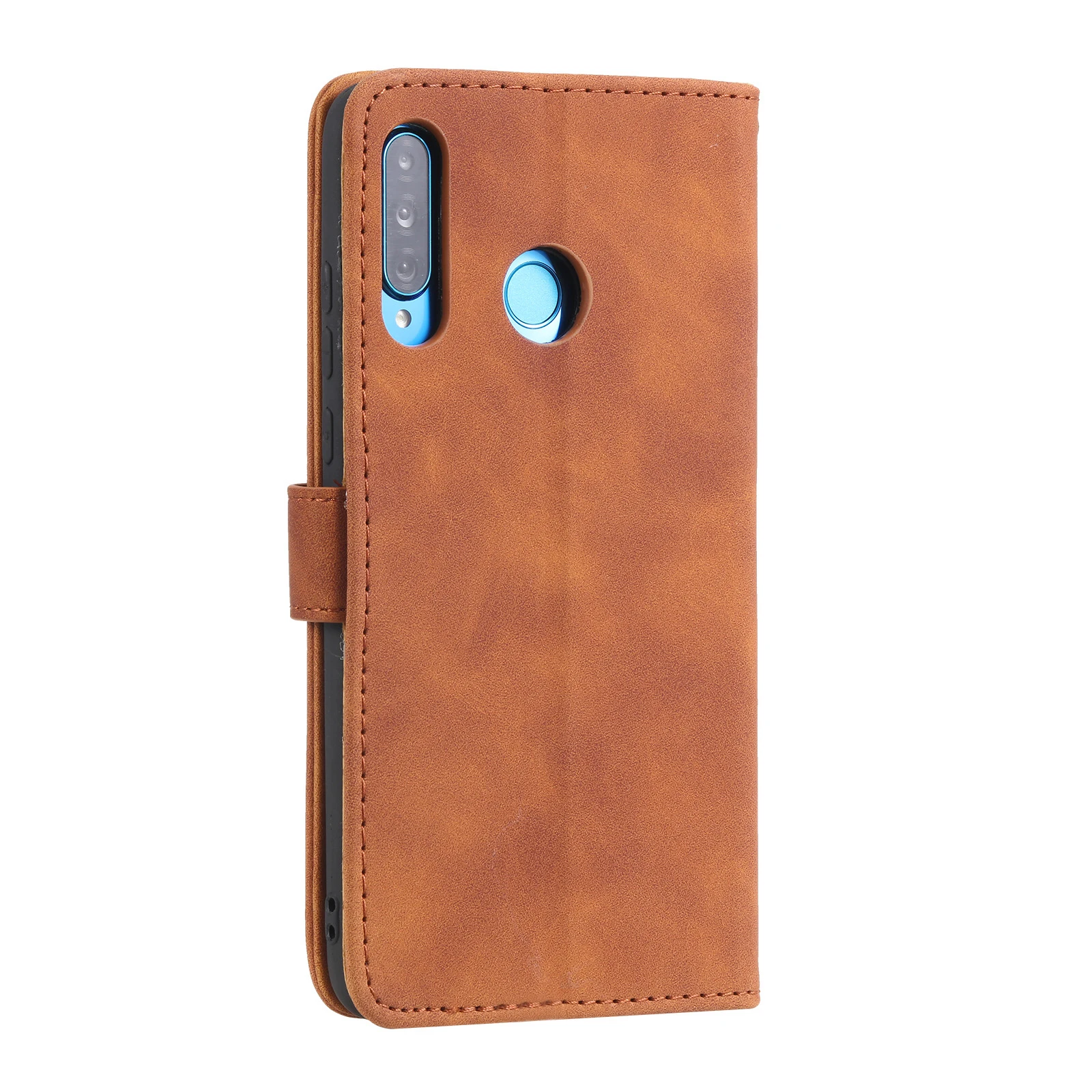 

For Huawei P30 Lite / Nova 4e phone case retro business card flip cover protector leather case soft case