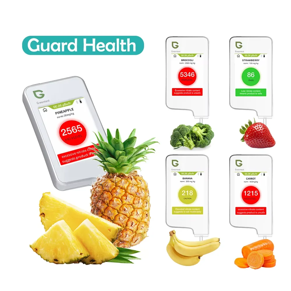 

2025 New Greentest 1 Food Safety Nitrate Tester Portable Fruits and Vegetables Detector Safety Fast Testing Health Care