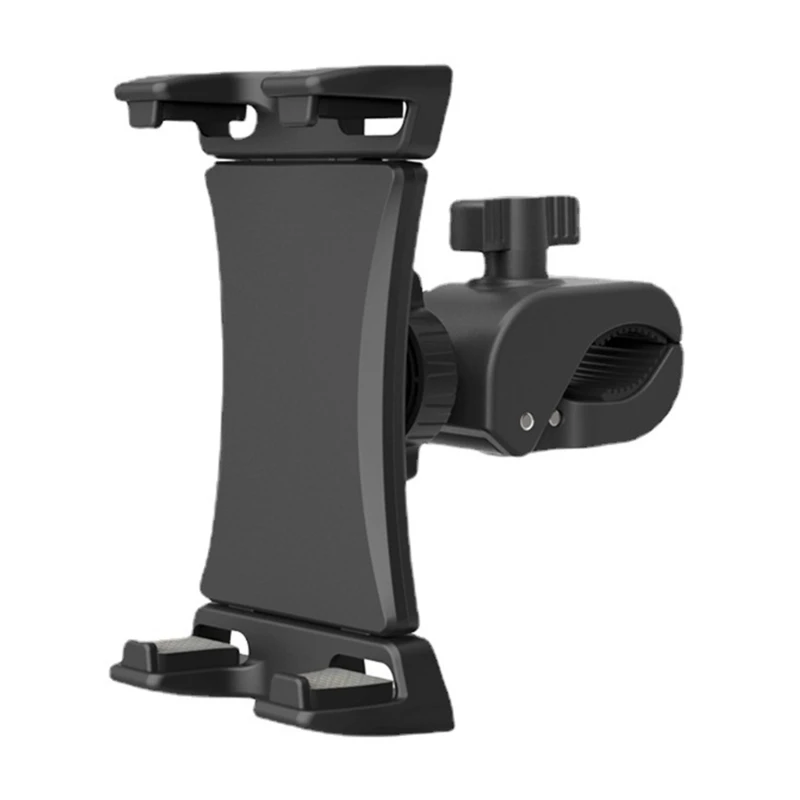 Bike Tablet Mount, Motorcycle Bicycle Tablet Holder, Cycling Handlebar Tablet Clamp 360 Rotation for 4.7-13