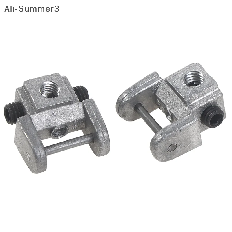 2Pcs Scroll Saw Blades Holders Pin-Less Blade Clamps Upper/Lower Blade Holder Scroll Saw Blade Conversion Kit