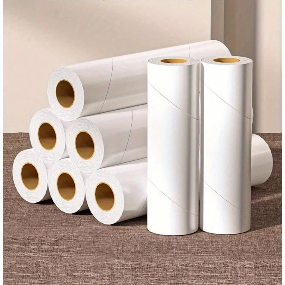 2pcs -120 Sheets Flocked Lint Roller Refills, 3.94in/6.3in/9.45in Wide Floor Carpet Cleaning Roller Refills, For Pet Hair
