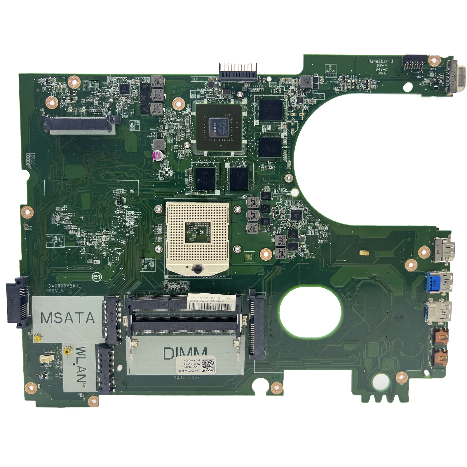 Imagem -03 - Akemy para Placa-mãe Portátil Dell 17r N7720 Gt650m 2g Gpu 2d 3d Hm77 Da0r09mb6h1 Cn072p0m 072p0m 72p0m 100 Testado