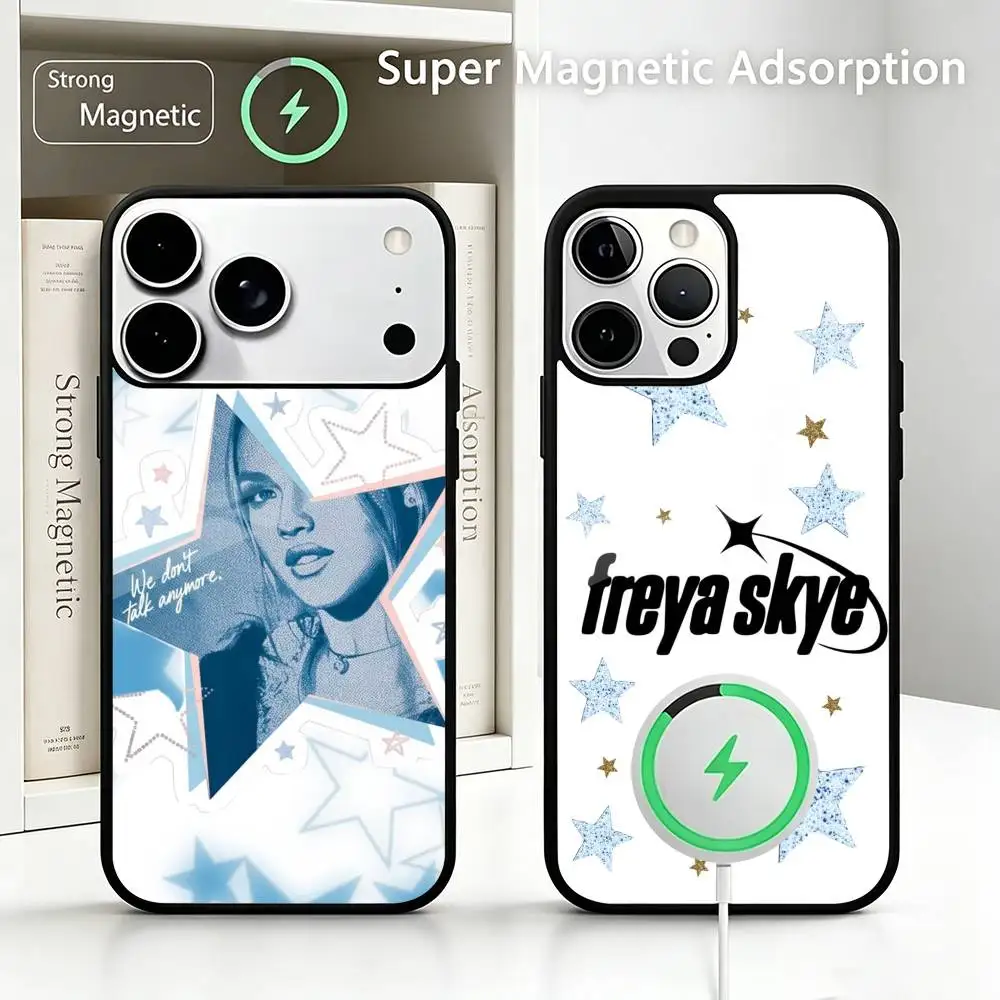 Singer F-Freya Skye  Phone Case For iPhone12,13,14,15,16,17/18Pro Max Plus Wireless Charger Cover Funda