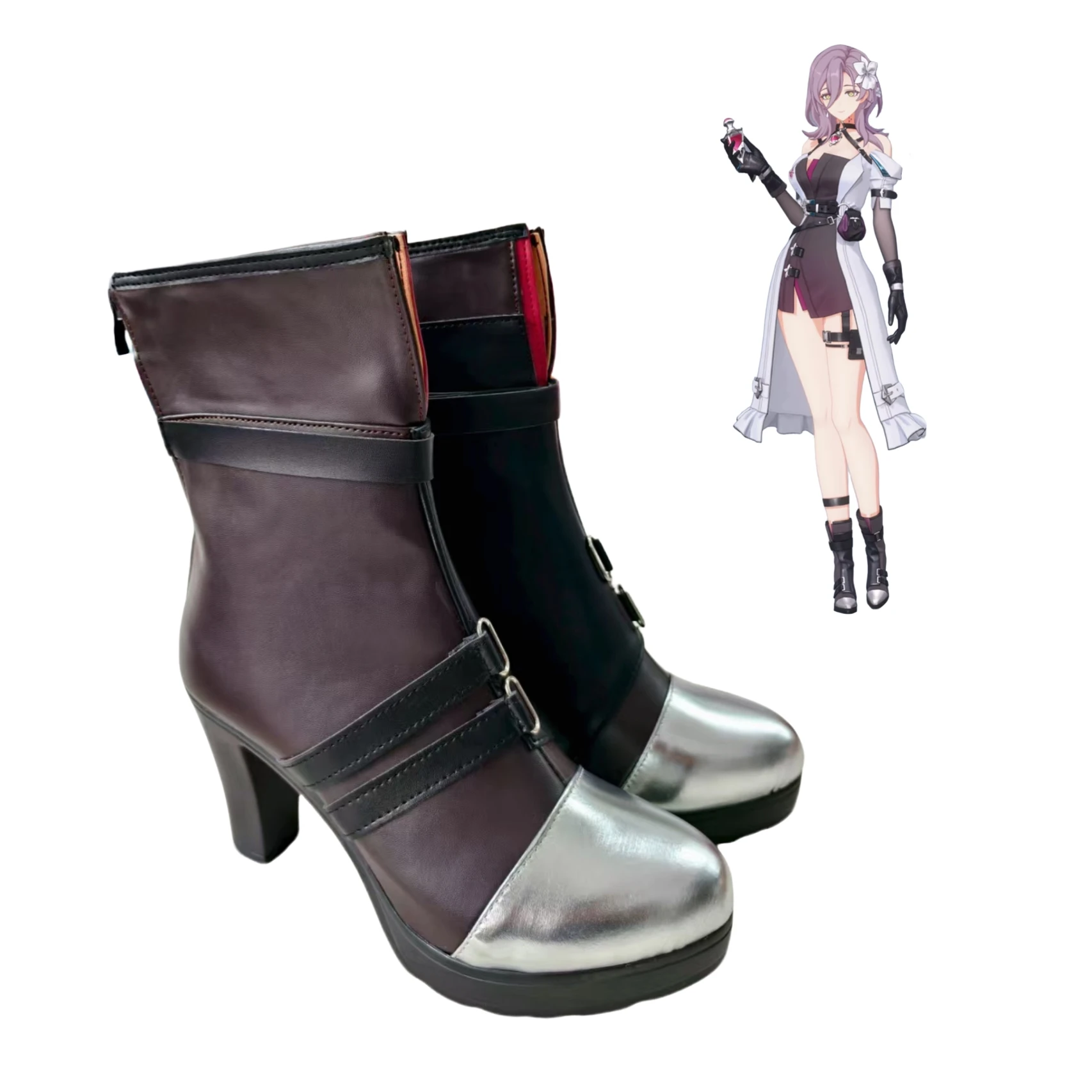 Fragrans Strinova Cosplay Zapatos Botas Juego Anime Halloween Navidad