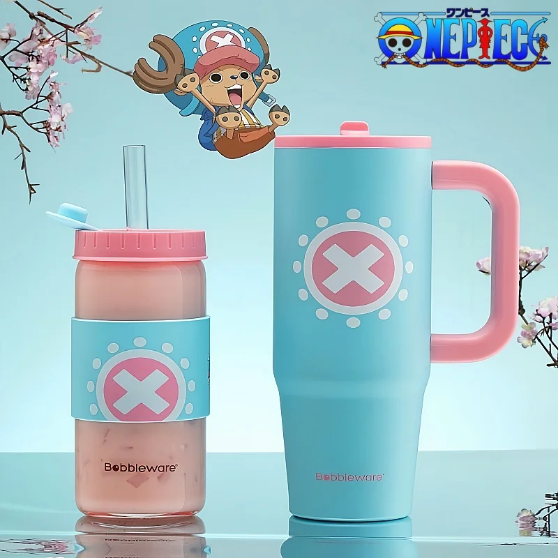 

One Piece Tony Tony Chopper Portable Handle Thermos Cup High Value Ceramic Ice Office Cup Desktop Birthday Gift