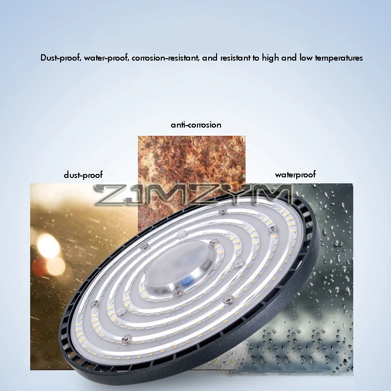 超高輝度 100/150/200W 220V UFO型LEDハイベイライト 倉庫/ガレージ/産業用照明