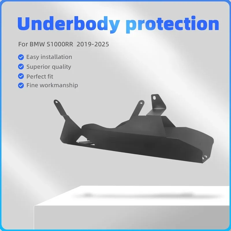 For BMW S1000RR 2019-2025 Motorcycle Exhaust Trim, Belly Pan Bottom Guard Exhaust Protection Cover Accessories
