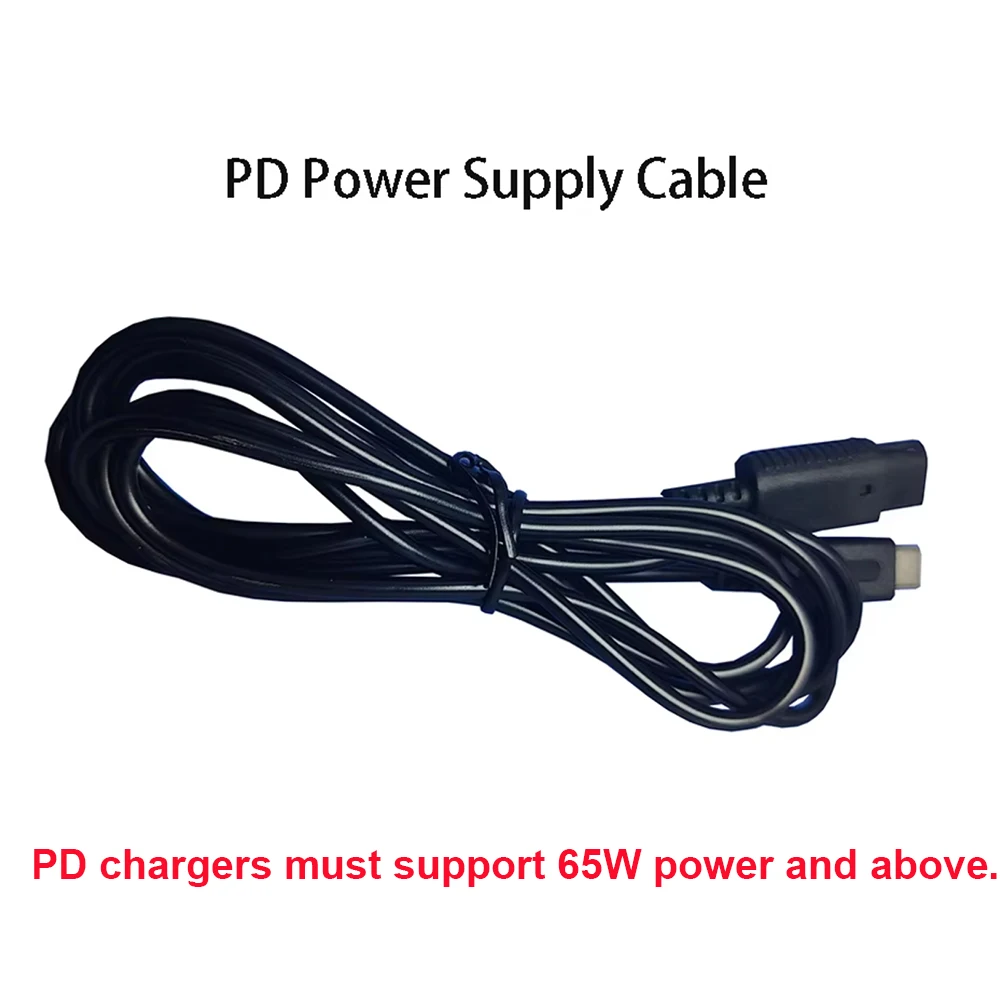 Cable for NGC Game Console PD Power Cable 65W Charging Line for NDS Gamecube Charge Supply Cord Game Controller Extend Wire