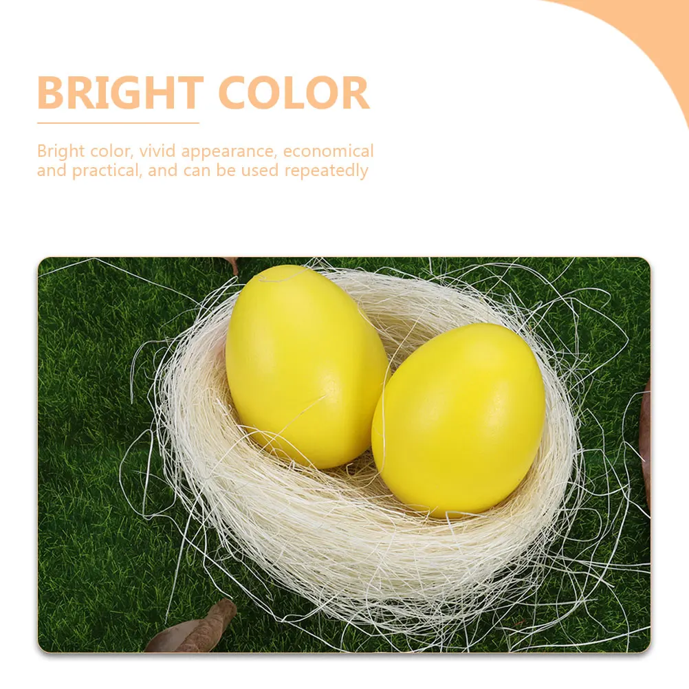 

20 Pcs Decorative Bird's Nest Plate Decoration House Artificial Nests for Cages Hemp Silk
