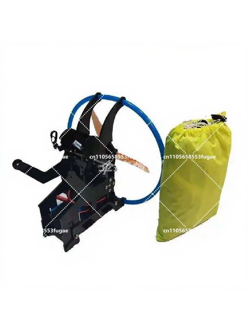 RC Paraglider 1.28m Stunt Flying Parachute Toy for Outdoor Fun, Bright Model Glider for Kids and Adults