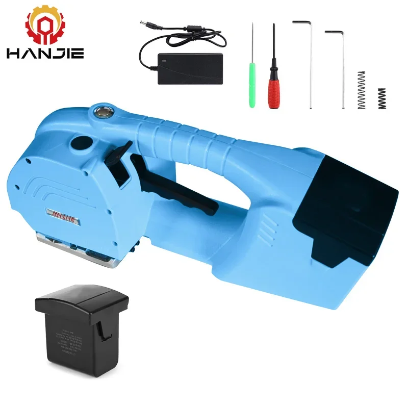 Portable Strap Tool Automatic Handheld strapping Machine PP PET Tying Tightening Baler banding Electric Bundling Machine