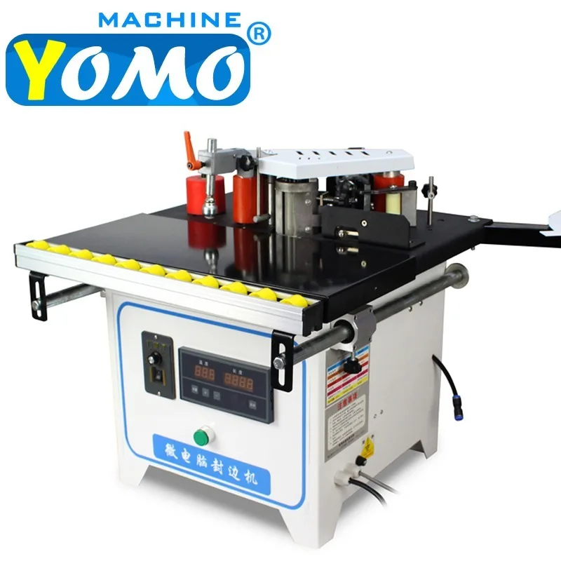 【Popular】Mini Edge Banding Machine Straight & Curve PVC Manual Edge Bander Automatic Cutting Woodworking Machinery