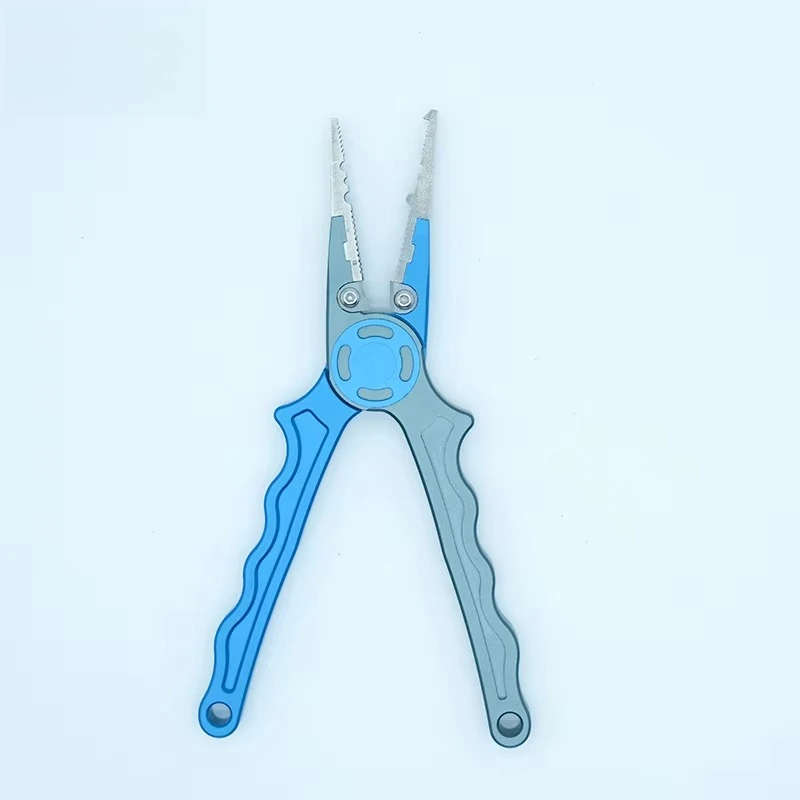 

Customized Logo Multifunction Aluminum Lure Fishing Tool Outdoor Fishing Pliers