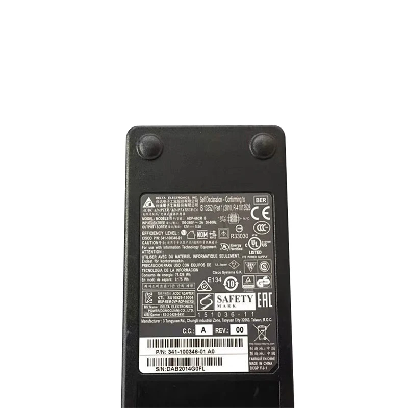 Original For 5506-X ASA5506-K9 SEC-BUN-K9  ASA5506-PWR-AC ADP-66CR:B AC/DC Power Supply ADP-66CR B 12V5.5A 66W Power Adapter