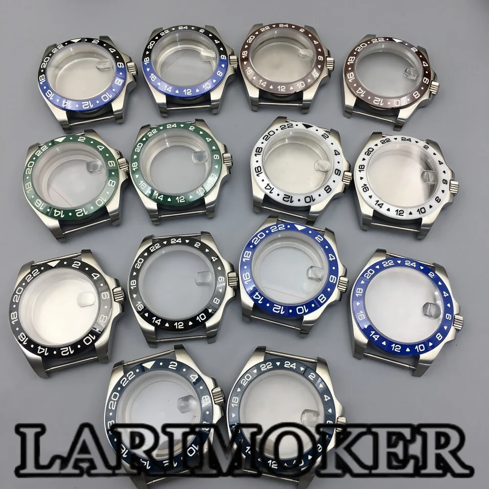 

Корпус из нержавеющей стали LARIMOKER 39 мм с зеленым светящимся керамическим безелем, подходит для механизма NH35 NH36 NH34 ETA2824 PT5000 MIYOTA