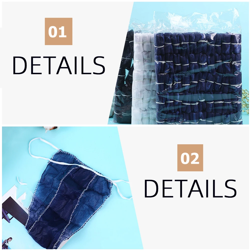

50pcs Disposable Panties Women Non Woven Fabric Underwear Blue Spa Sauna Briefs Portable Comfortable Elastic Breathable