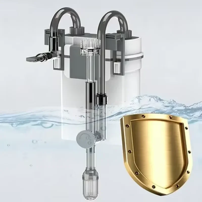 Super Silent Eco-Friendly High-Quality Plastic Aquarium Filter for Deep Filtration Aeration and Built-in Oil Skimming