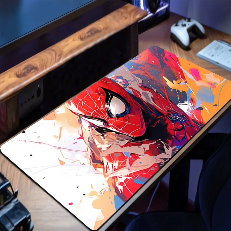 

Anime S-spider Man Mousepad Gamer Gaming Mouse Pad Desk Mat Playmat Cool Computer and Office Cabinet Keyboard Pad