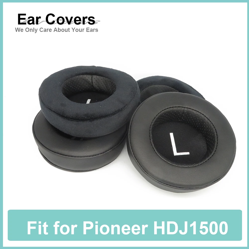 Earpads For Pioneer HDJ1500 Headphone Earcushions Protein Velour Pads Memory Foam Ear Pads