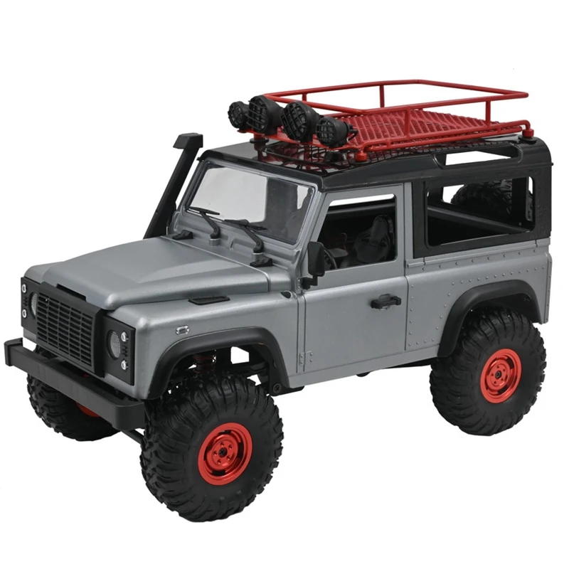 Roof Rack Luggage Carrier Metal Car Frame With LED For MN90 MN90K MN99 MN96 MN99S MN40 RC Crawler RC Car Parts