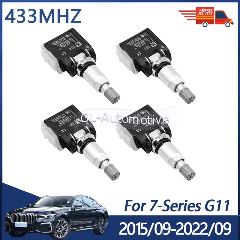 

1/4 шт. для BMW 7-Series G11 2015-2022 датчик TPMS датчик контроля давления в шинах 6887140 6887147 433 МГц