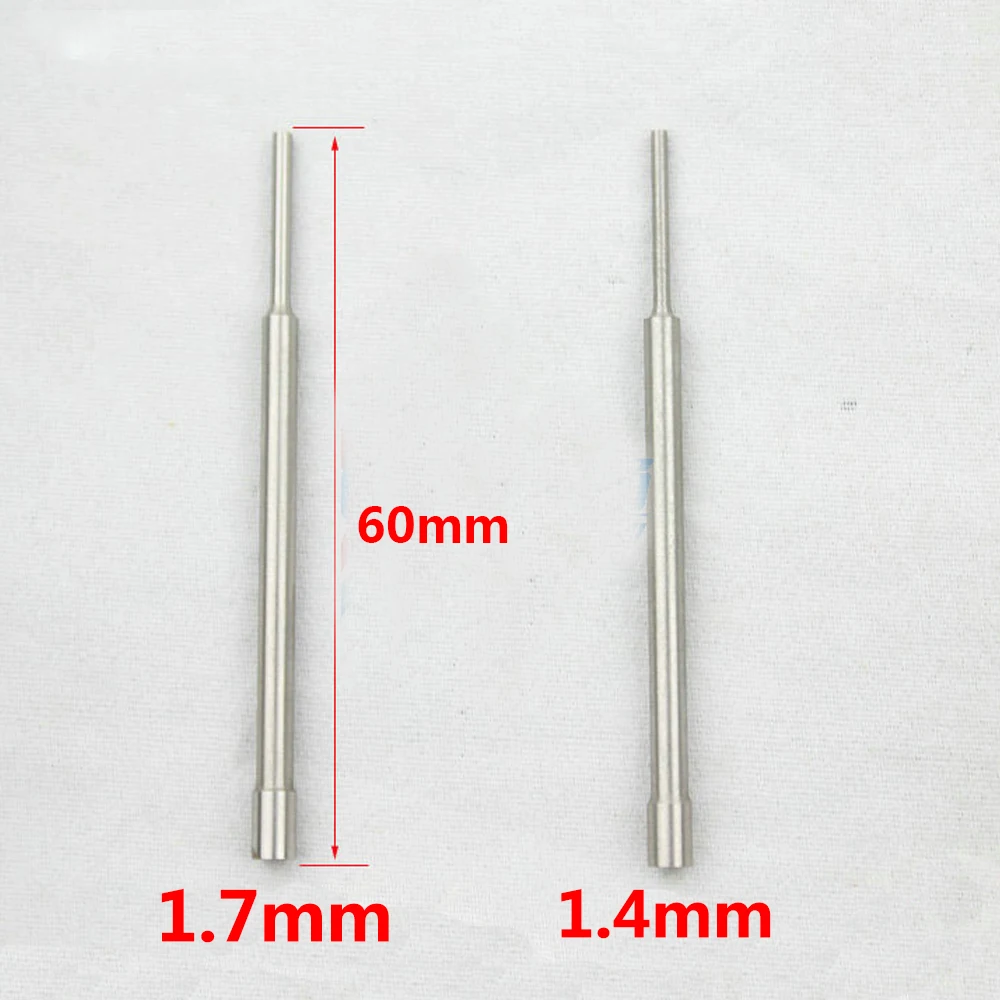 JMCKJ 1.4Mm 1.7Mm Bidal Magnetik untuk Mobil Lipat Kunci Remover Kunci Embrio Mobil Flip Pin Alat Pembongkaran Alat Tukang Kunci 1/5/10 Buah