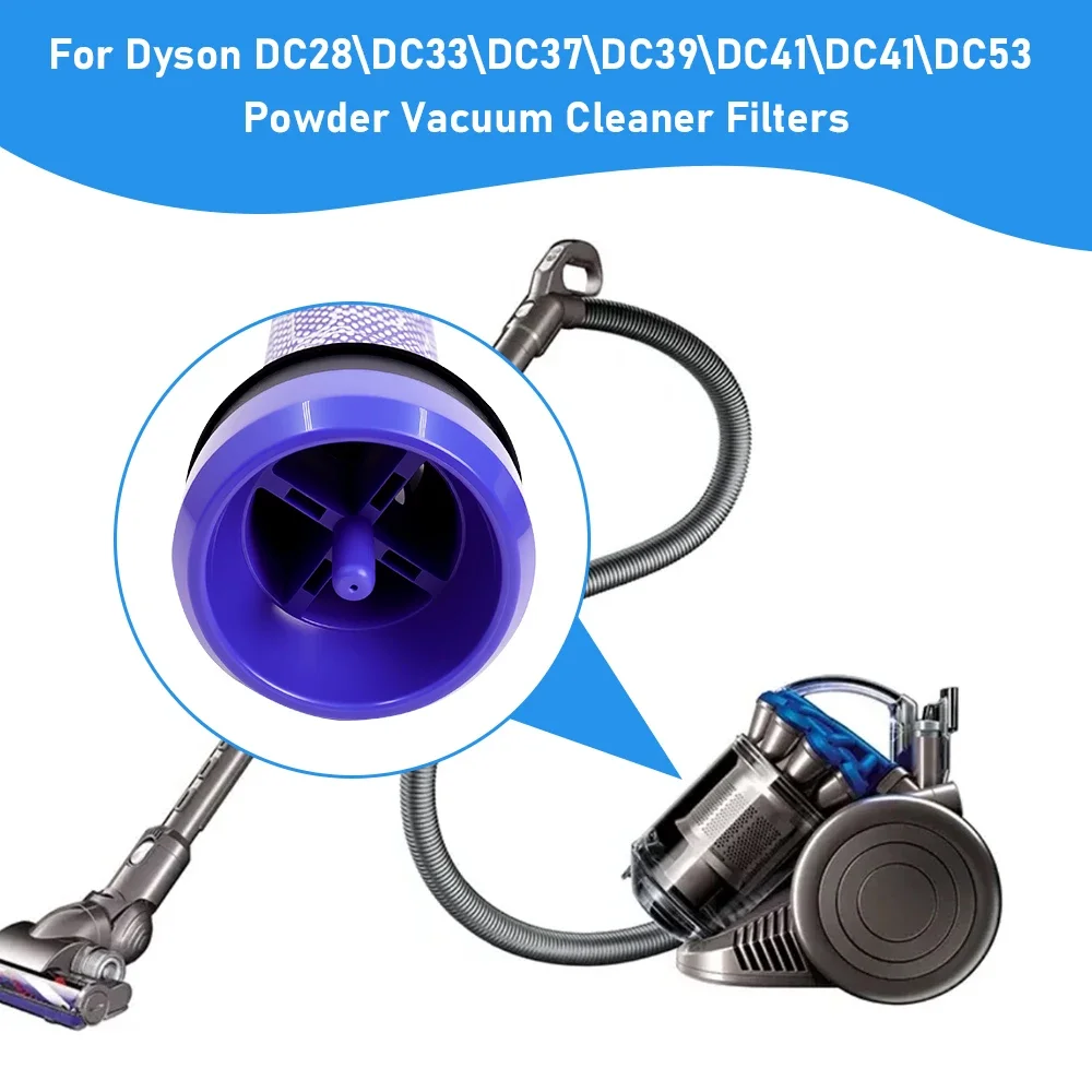 Фильтр с щеткой, аксессуар для пылесоса Dyson DC28 DC33 DC37 DC39 DC41 DC53, моющийся ствол, фильтр предварительной очистки, запасная часть