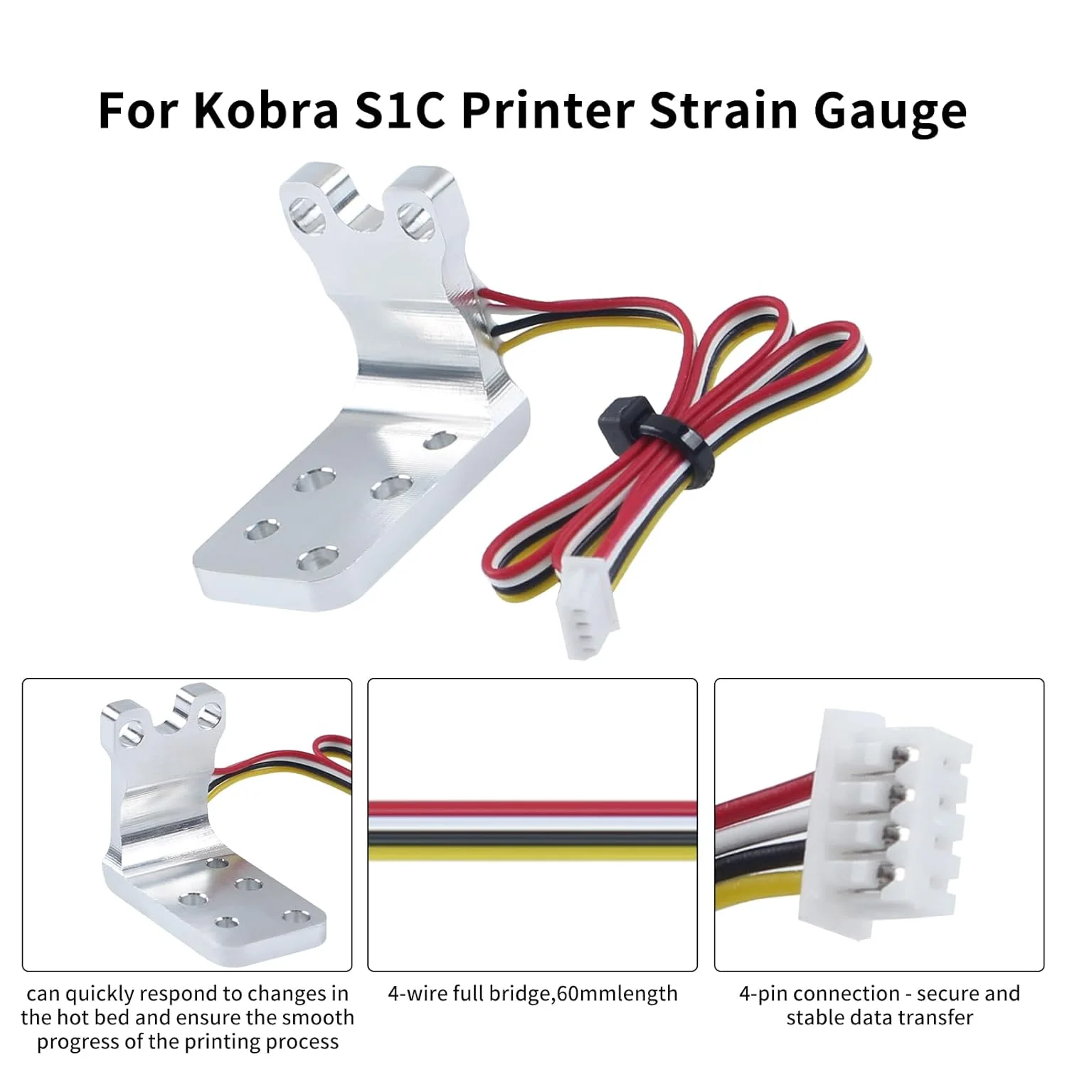مستشعر تجميع مقياس الضغط Kobra S1 لـ Anycubic S1C استبدال مقياس الضغط لرأس الطباعة لأجزاء الطابعة ثلاثية الأبعاد S1 كومبو