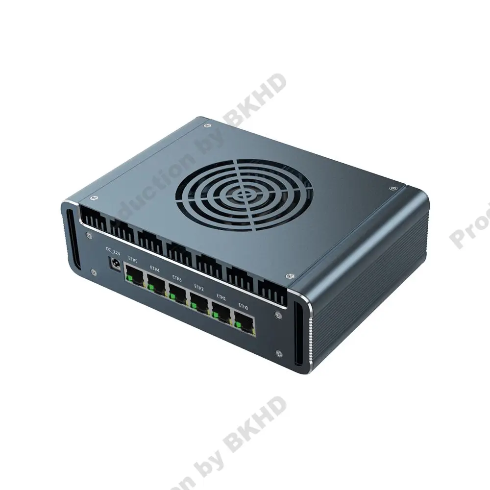 Imagem -03 - Roteador de Ventilador Silencioso de Núcleo Duplo Mini Host 6x2.5gb Ethernet Pve Compatível Esxi Pfsense 1449np Bkhd G31f Pentium 8505