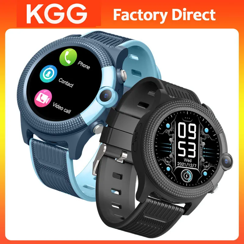 4G Kids Smart Watch SOS IP67 Waterproof LBS WiFi GPS Tracker Children Smartwatch Pedometer Phone Video Call Christmas Gift Clock