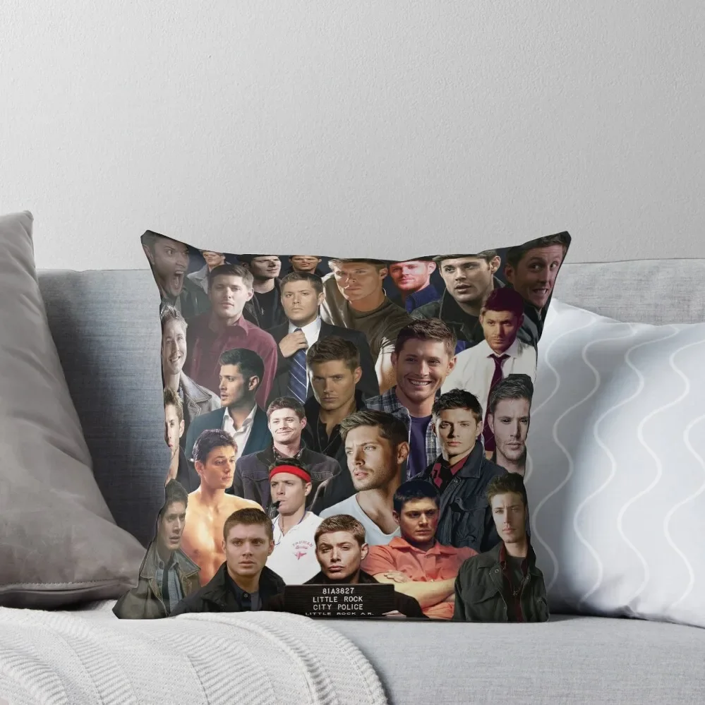 

Dean Winchester Collage Throw Pillow Couch Pillows Luxury Pillow Cover Decorative Cushion Cover pillow