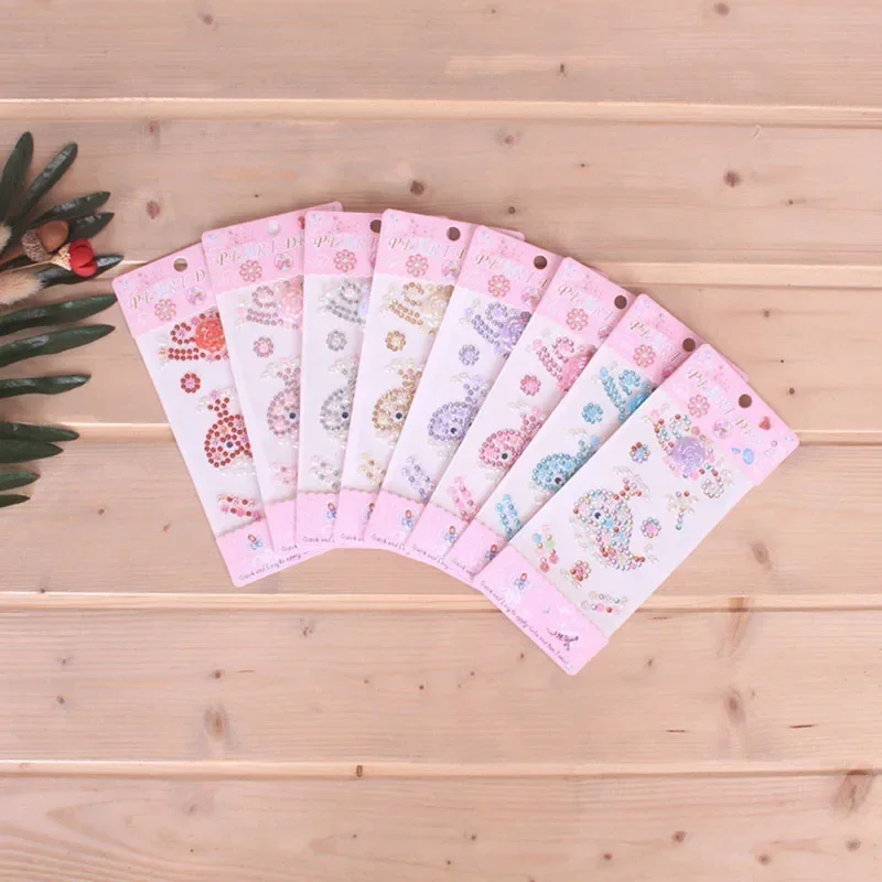 

Акриловые красочные хрустальные наклейки в форме кита, детские креативные наклейки ручной работы с драгоценными камнями и бриллиантами, скрапбукинг