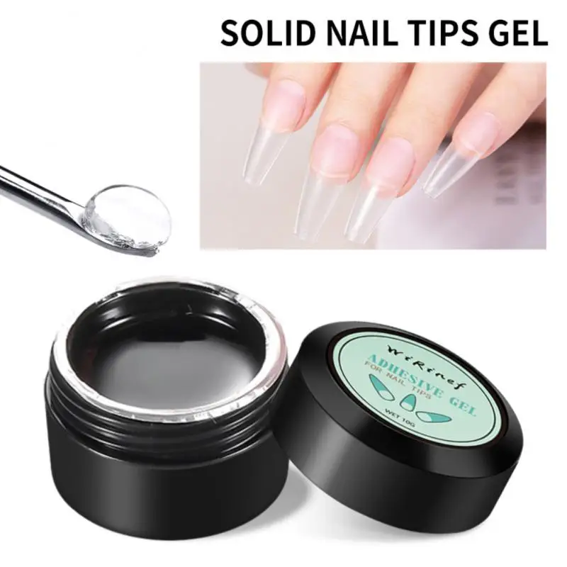 Clear Nail Art adesivo Versatile Design senza fine possibilità Gel di estensione delle unghie Gel adesivo più votato alla moda durevole trasparente Uv