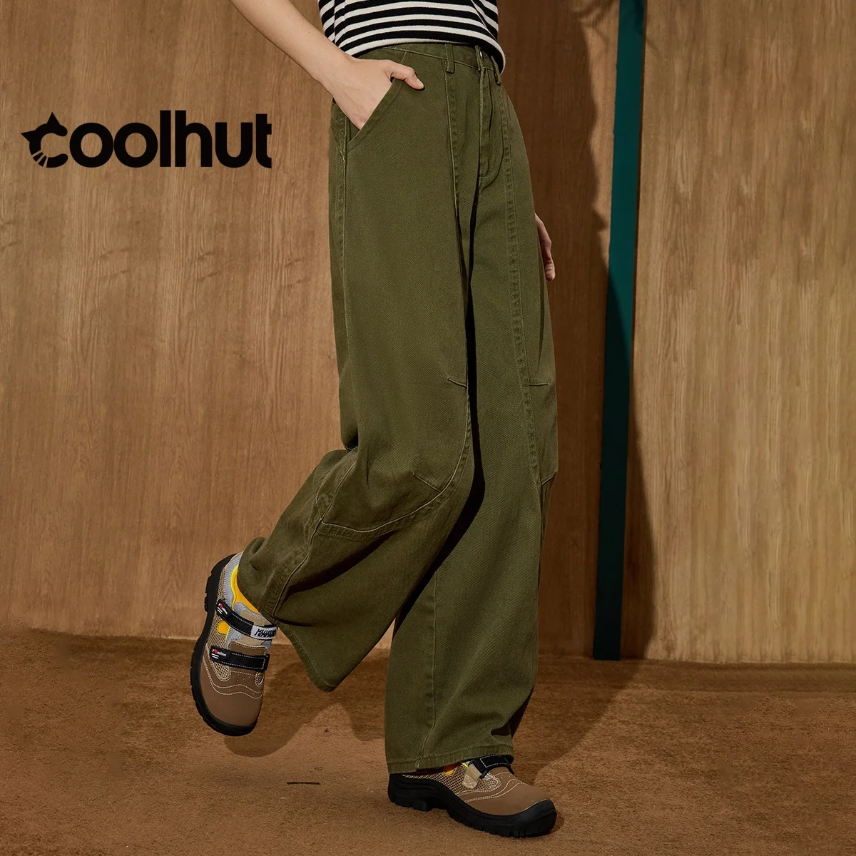 Calça jeans feminina deconstruida 2025, perna larga, ajuste relaxado, americana, vintage, outono, casual, y2k, calça jeans para mulheres