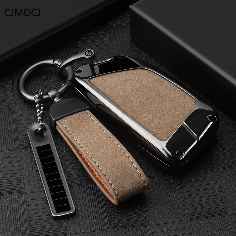 

Premium Zinc Alloy Key Cover for Cadillac CT5/XT4/XT5/XT6/XTS/CT4/CT6/ATS-L - Protective Key Case Keybag Keychain