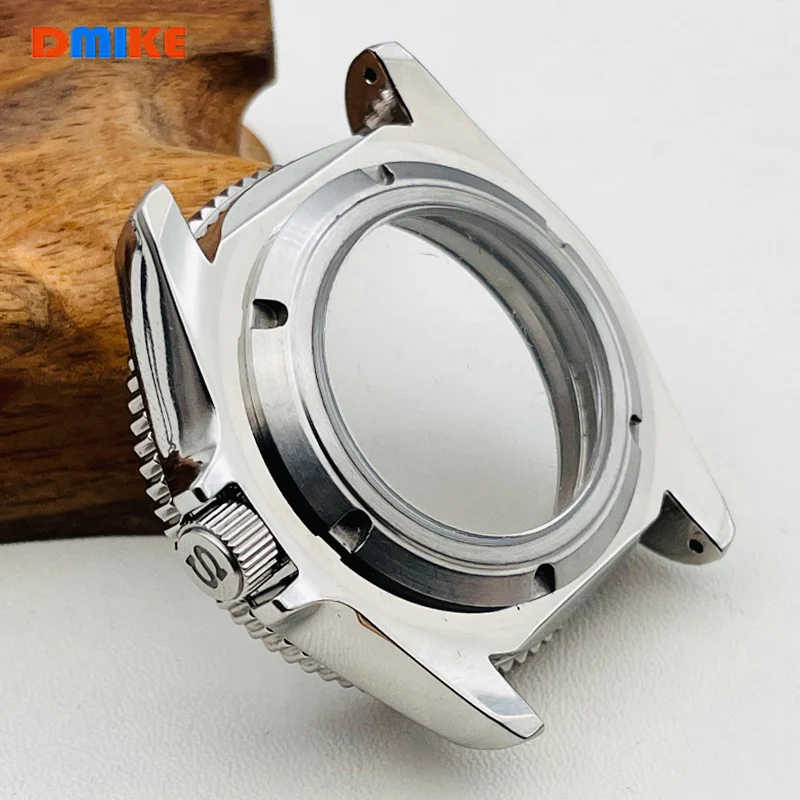 42mm Transparent SKX007 Watch Case  Fit For NH34 NH35 NH36 4R35 7S26 Movement SKX007 SKX009 SRPD Sapphire Glass Watch Cases