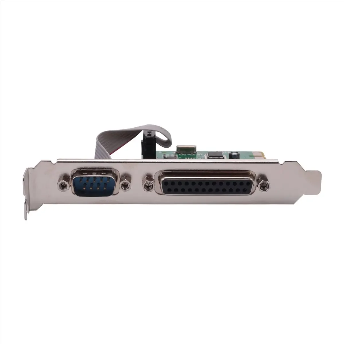 A003 RS232 -232 Serial Port COM & DB25 Printer Parallel LPT Port to PCI-E PCI Express Card Adapter Converter WCH382L Chip