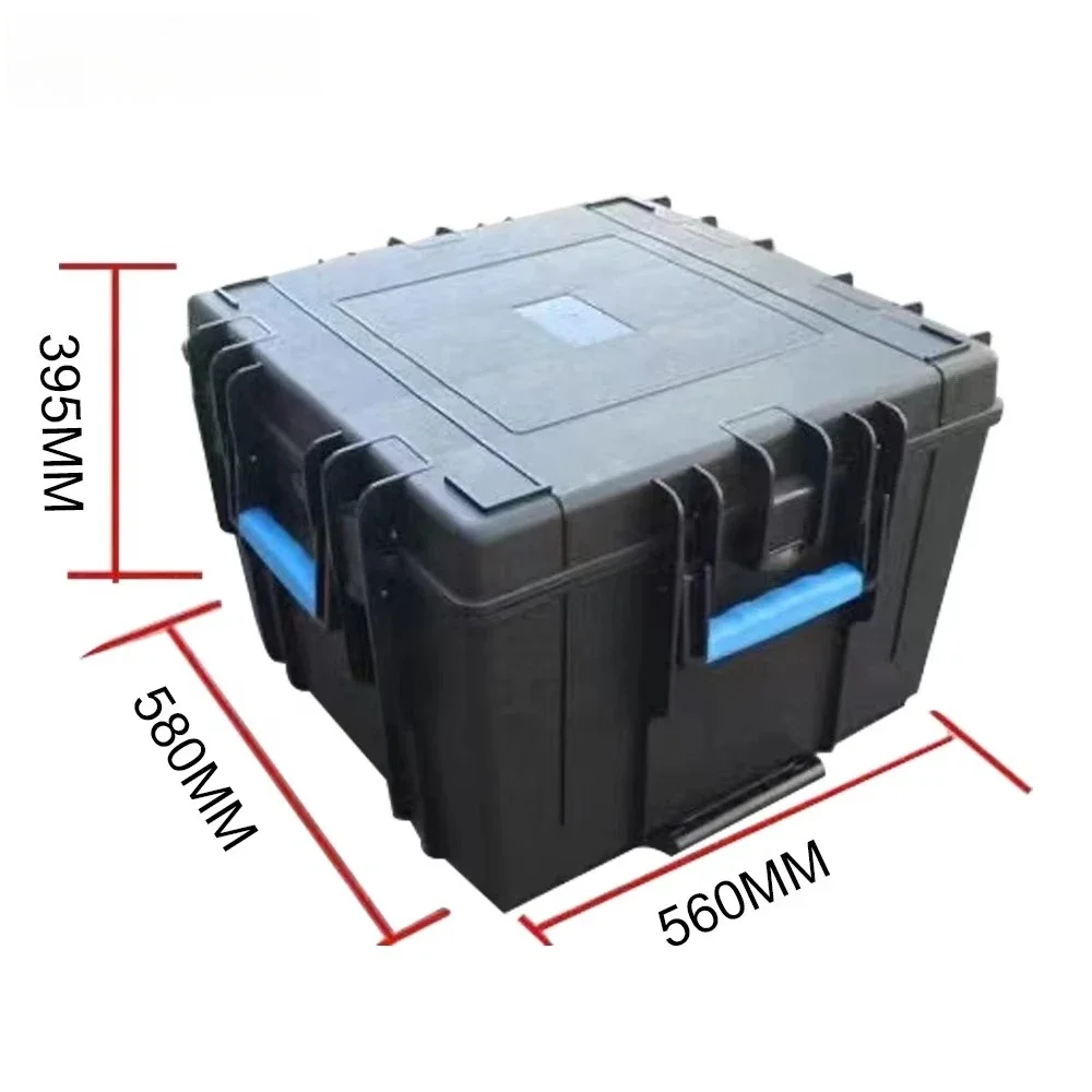 Multi-functional Movable Large Capacity Tool Box Plastic case with Pulley