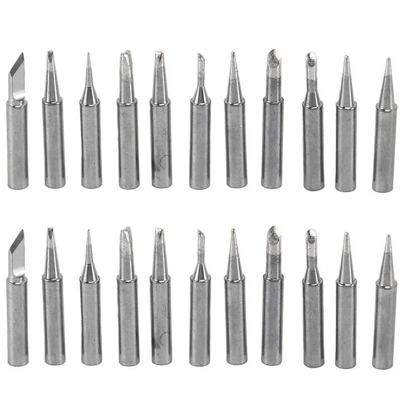 

22 Pieces Soldering Iron Tips Kit 900M-T For Hakko Soldering Station Tool 900M 936 937 907 CNIM Hot