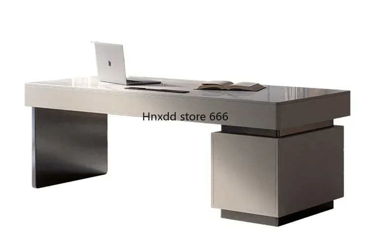 Italian minimalist home study light luxury high-end office computer desk