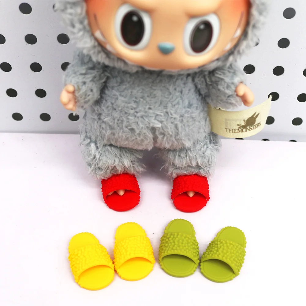 

Durian Shoes 17CM Pendant Labubu Doll 1st 2nd and 3rd Generation Labubu Doll Accessories Outfit Doll