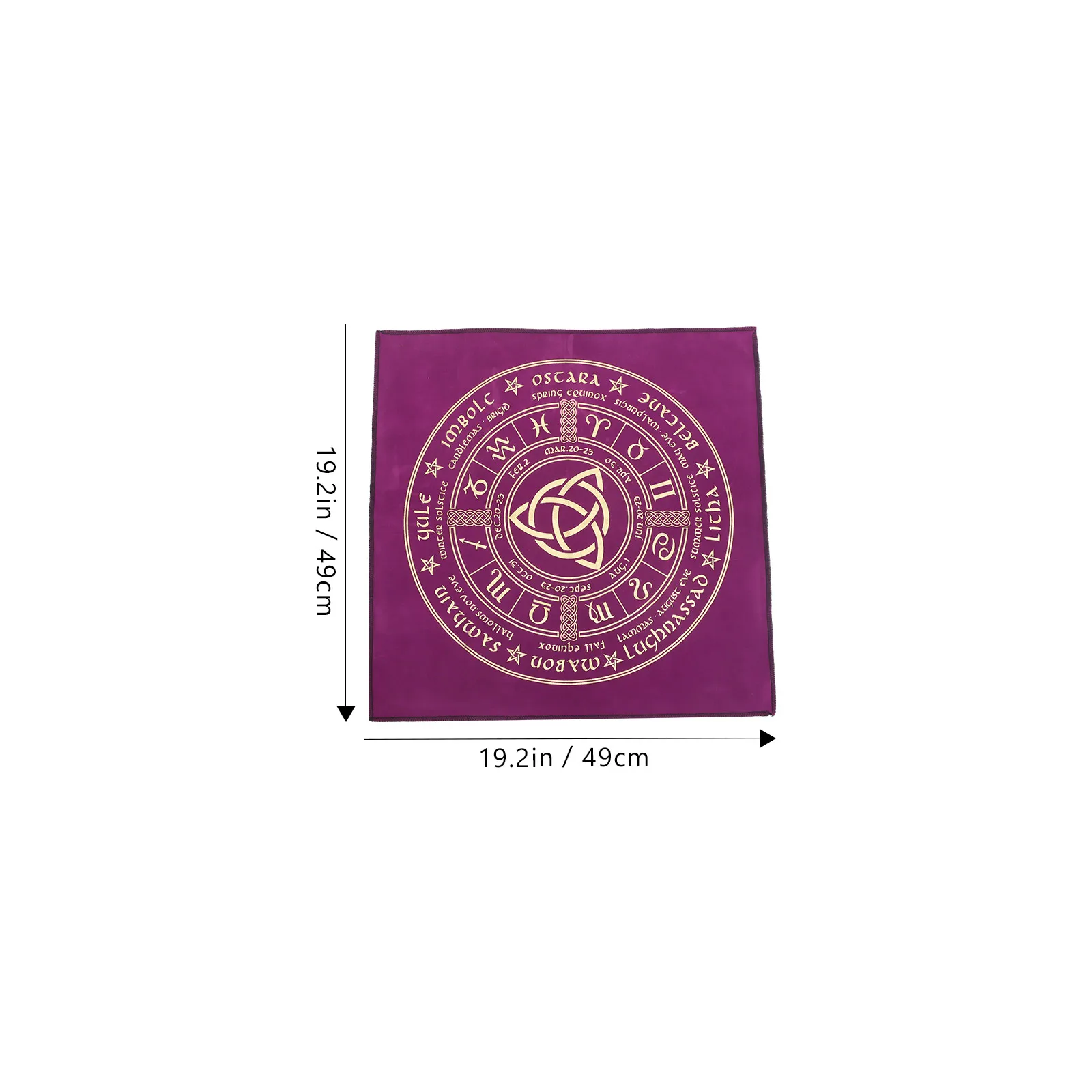 مفرش طاولة التارو قماش قوي وناعم وخفيف الوزن لحماية البطاقات سهل الحمل متعدد الوظائف للاستخدام الساحر عرافة المذبح #6