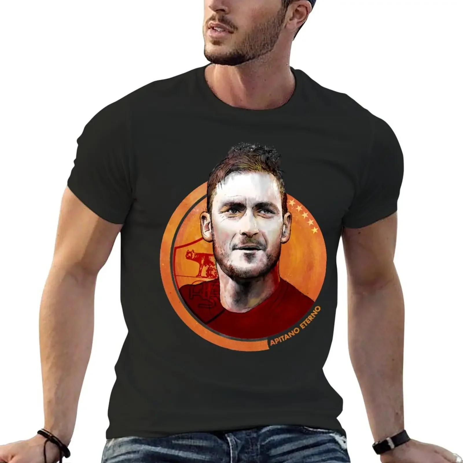 Totti T-Shirt oversized t shirt tops sublime T-shirts for men cotton