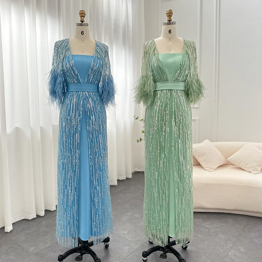 Sharon กล่าวว่า Light หรูหราดูไบขนชุดราตรีสำหรับงานแต่งงานของผู้หญิงคำสีม่วงอย่างเป็นทางการชุดร...