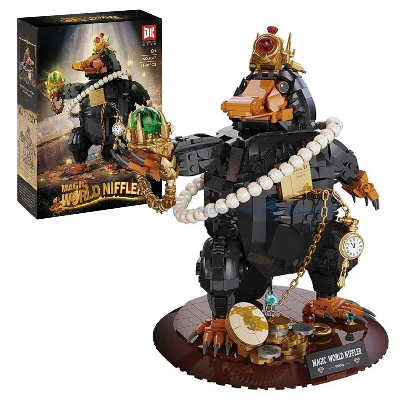1148-teiliges Schnabeltier-Modell Bausteine MOC Magische Welt Blöcke Ideen Filmfigur Spielzeug Tier-Ornamente Sammlung Geschenk für Kinder und Erwachsene